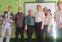 В преддверии Дня Победы: студенты сразились в исторической игре «Что? Где? Когда?»